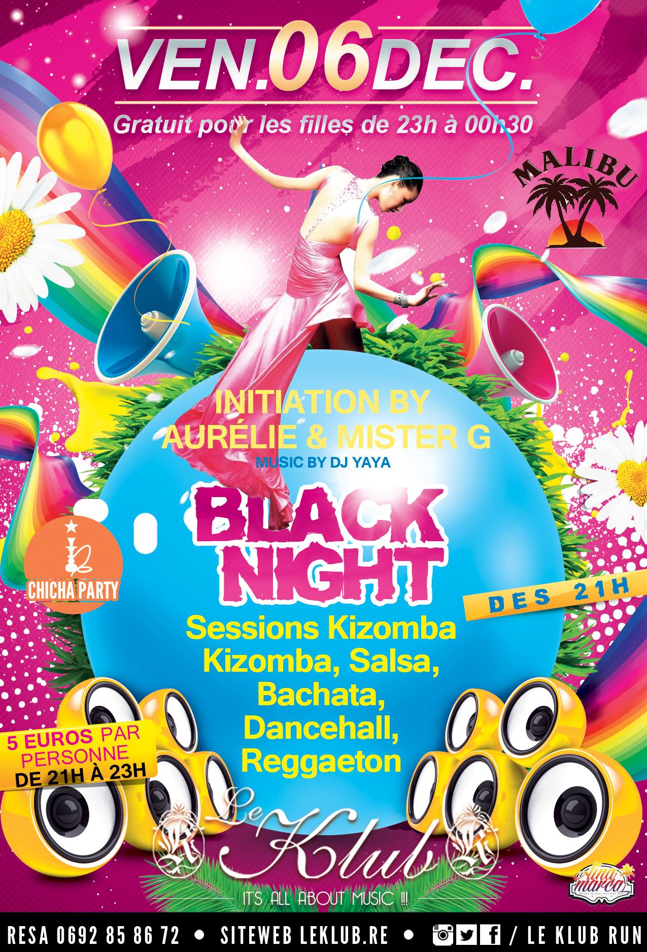 ★ MANGO'S FRIDAY - Black Night - DJ YAYA ★Vendredi 6 Décembre @ Le Klub