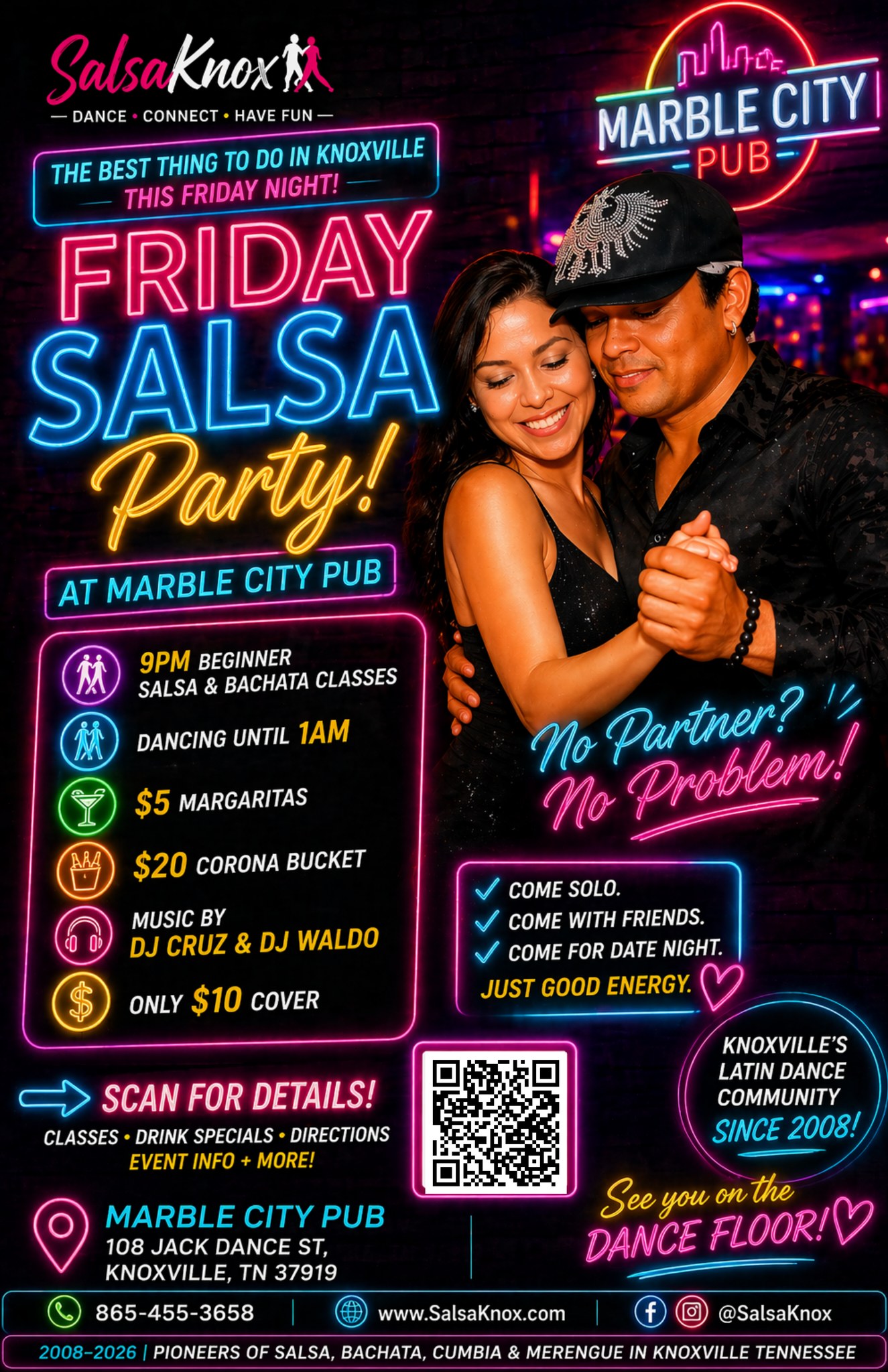 FRIDAY SALSA PARTYl Marble City Pub WEST KNOXVILLE TN