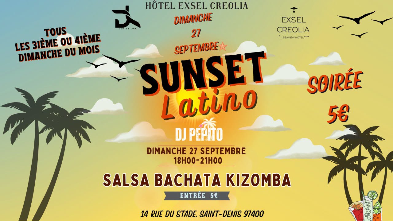 ☀️SUNSET LATINO🌴 SALSA BACHATA KIZOMBA🌴