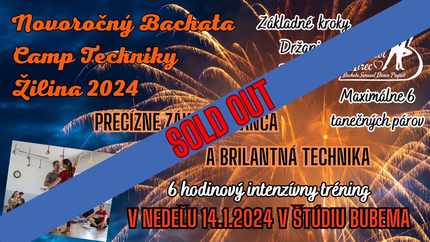Novoročný Bachata Camp Techniky Žilina 2024
