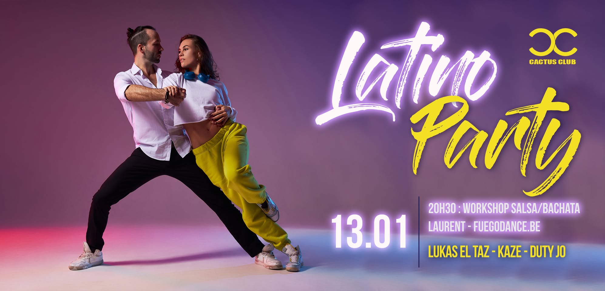 Latino Party โ Friday 13.01 โ Cactus Club