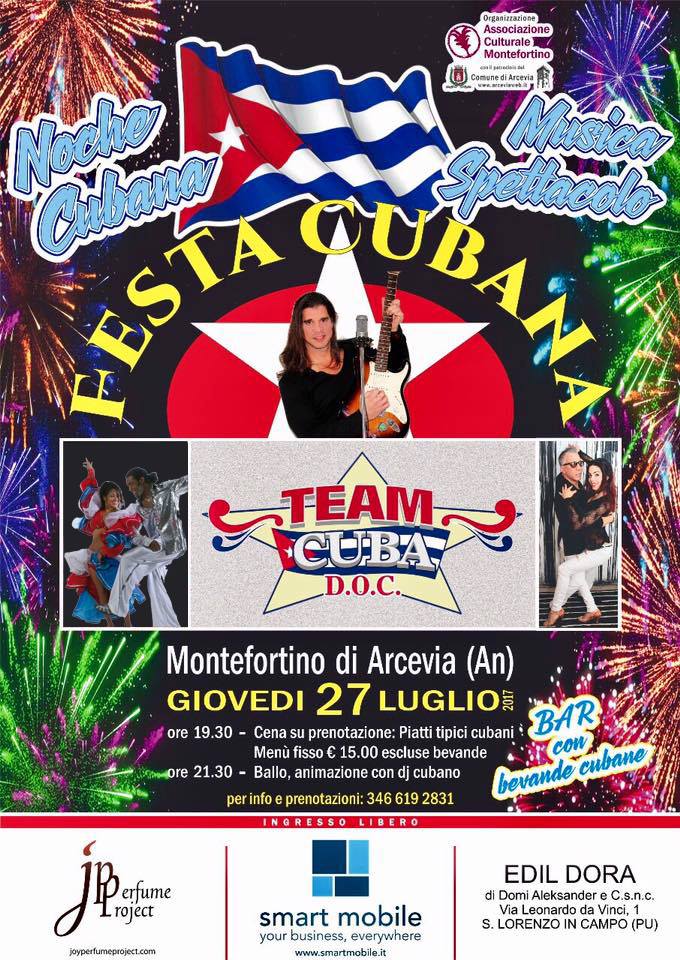La Fiesta Cubana a Montefortino di Arcevia (AN)