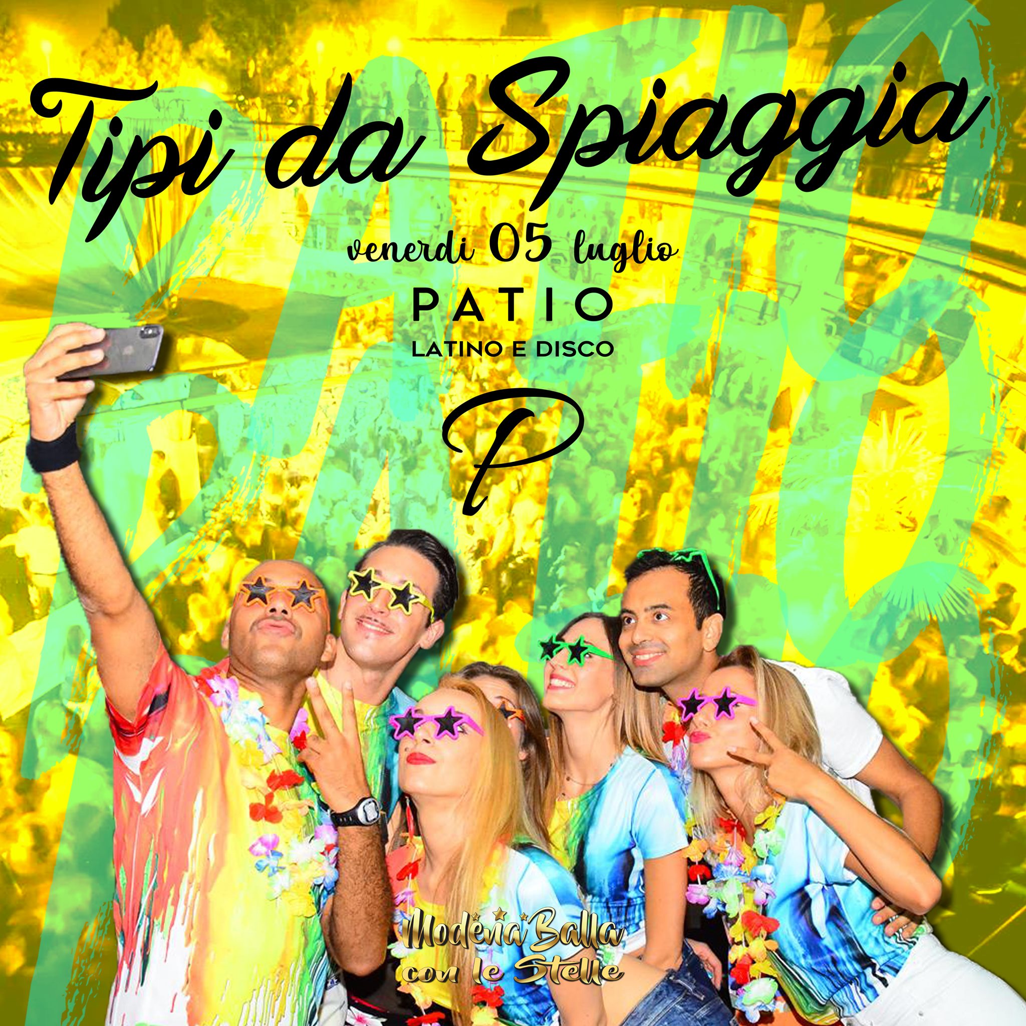 PATIO Tipi da Spiaggia - Latino e Disco Rubiera