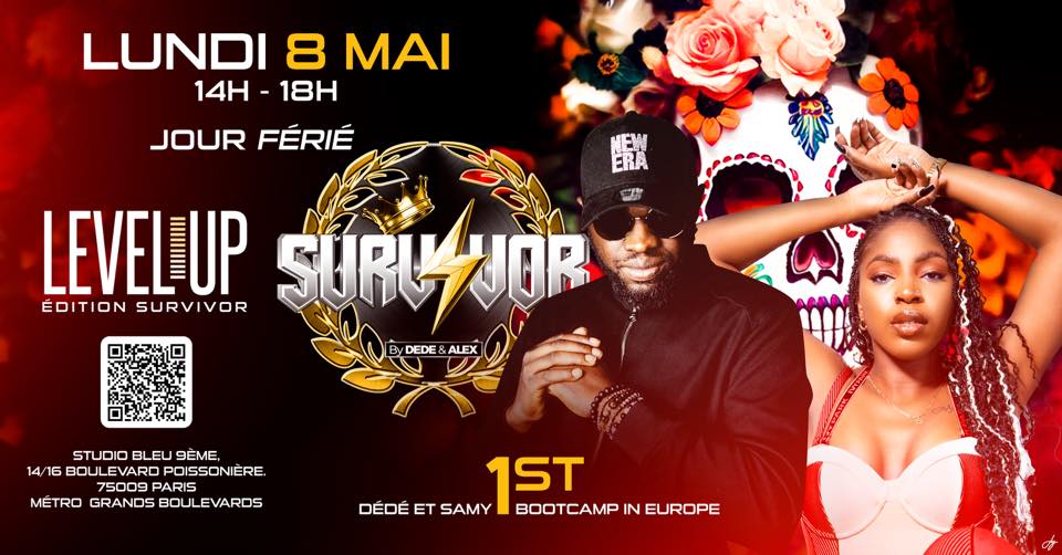 LEVEL UP URBAN KIZ SURVIVOR WITH DEDE & SAMY Lundi 8 Mai 2023