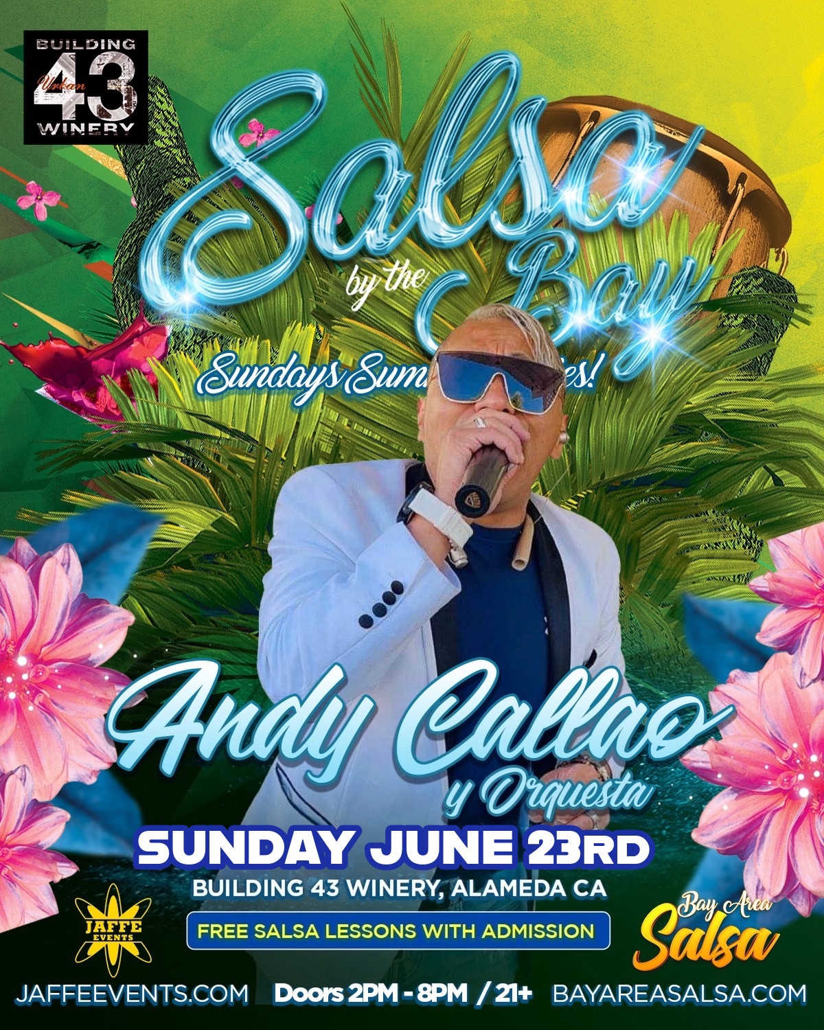 Andy y su Orq Callao - Sunday June 23 at Building 43 Winery
