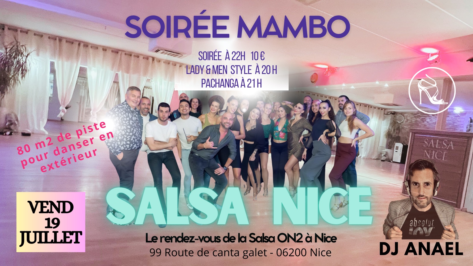 SOIRÉE MAMBO Stage de lady & men style - Pachanga Dj Anael