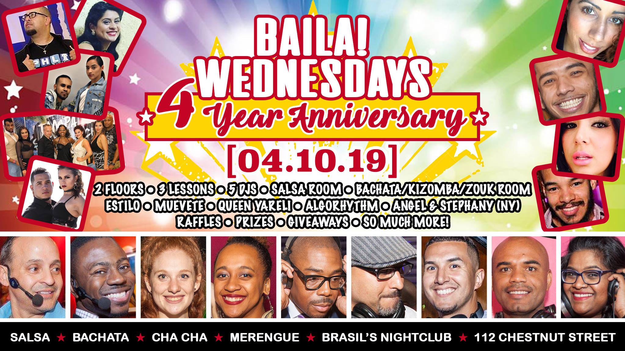 Baila! Wednesdays 4-Year Anniversary Mega Event