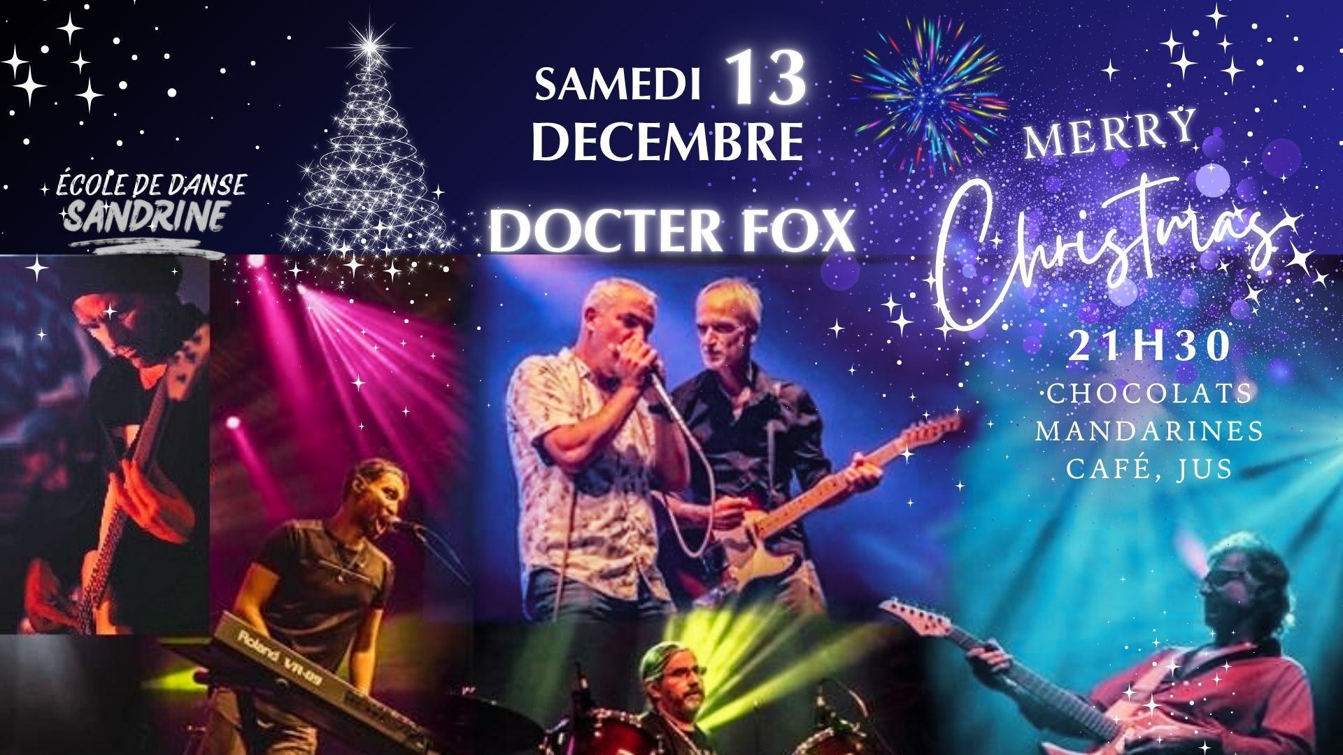 NOËL 🎅🎄ROCK & SWING ✨️avec DOCTOR FOX 🎅 6 musiciens au TOP ❤️!