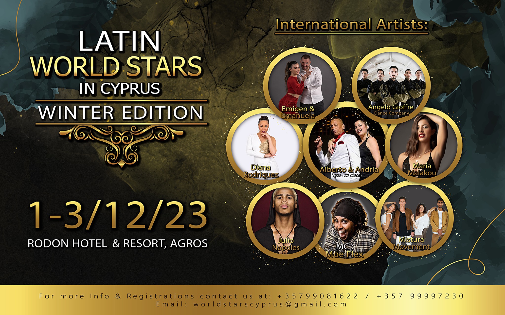 2nd Latin World Stars In Cyprus - Winter Edition!