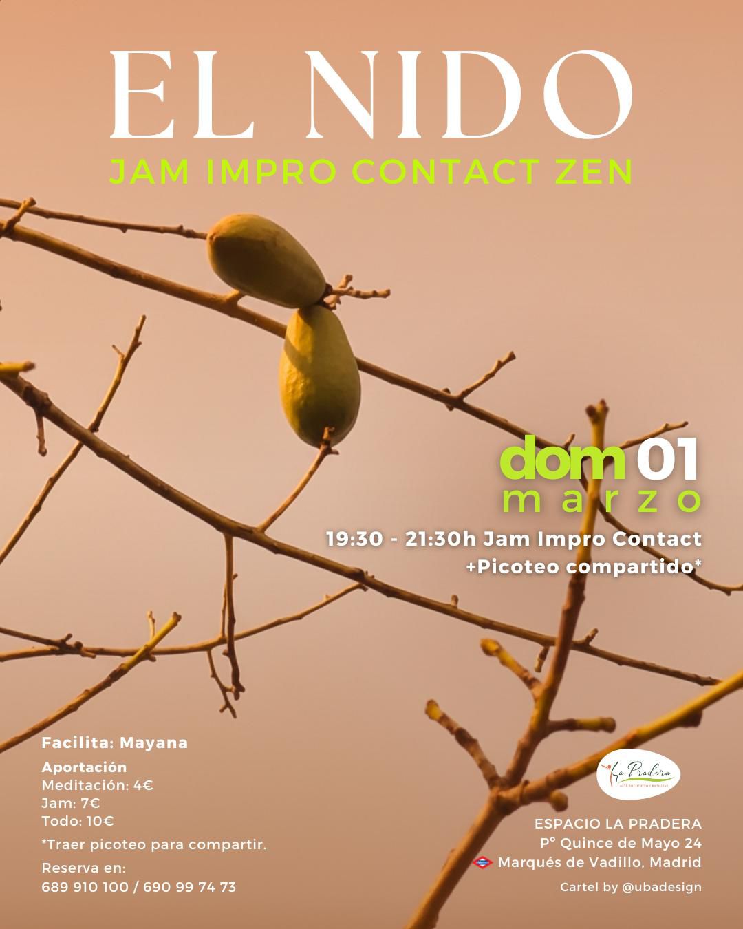 EL NIDO. Jam Impro Contact Zen