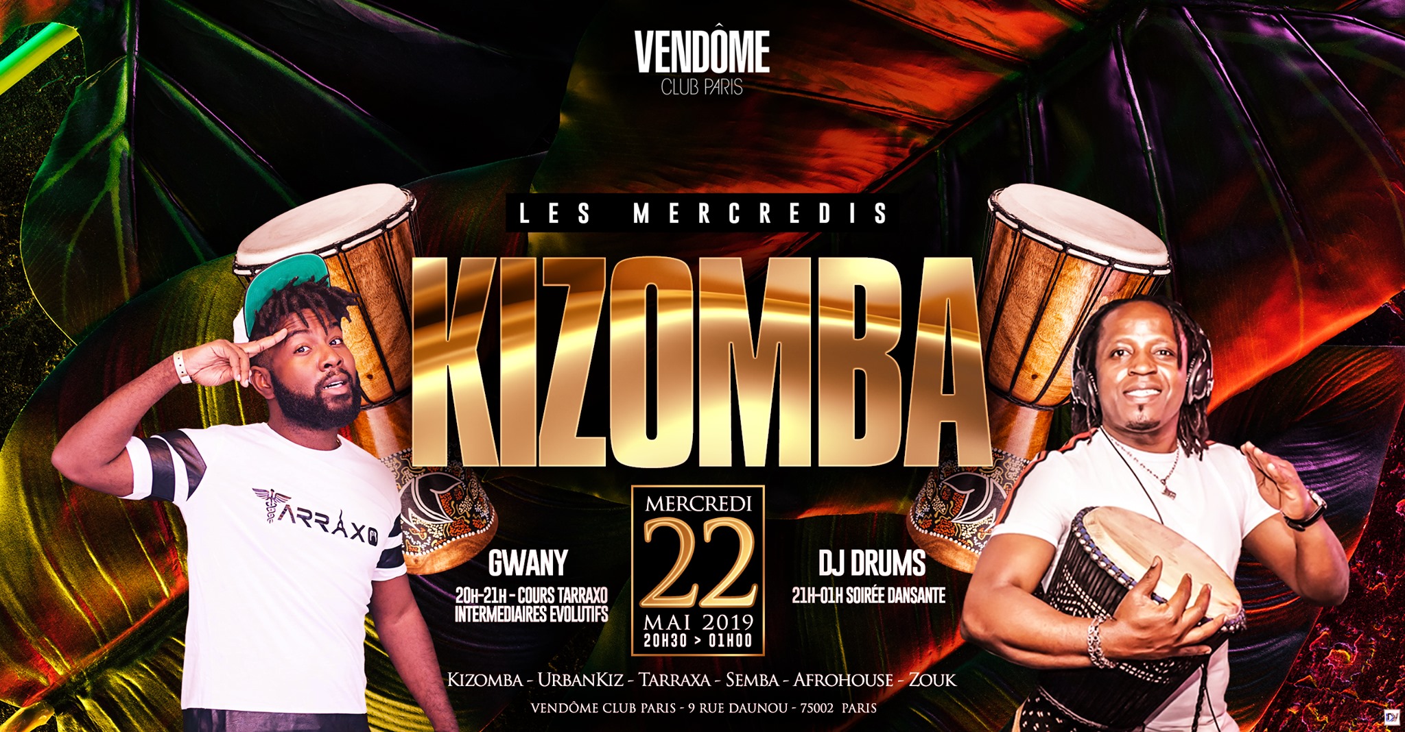 Les Mercredis Kizomba Vendôme Club Inauguration
