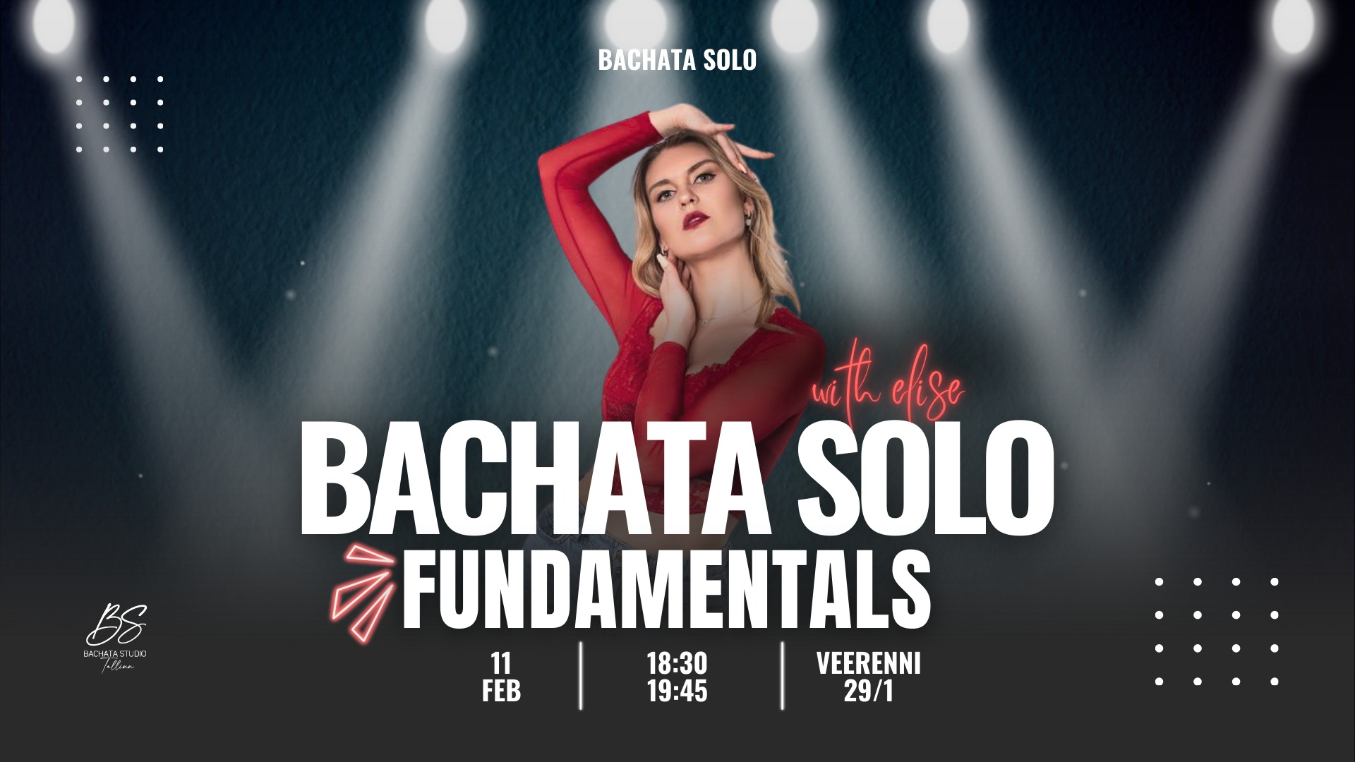 Bachata Solo Fundamentals for Ladies - 2 month course