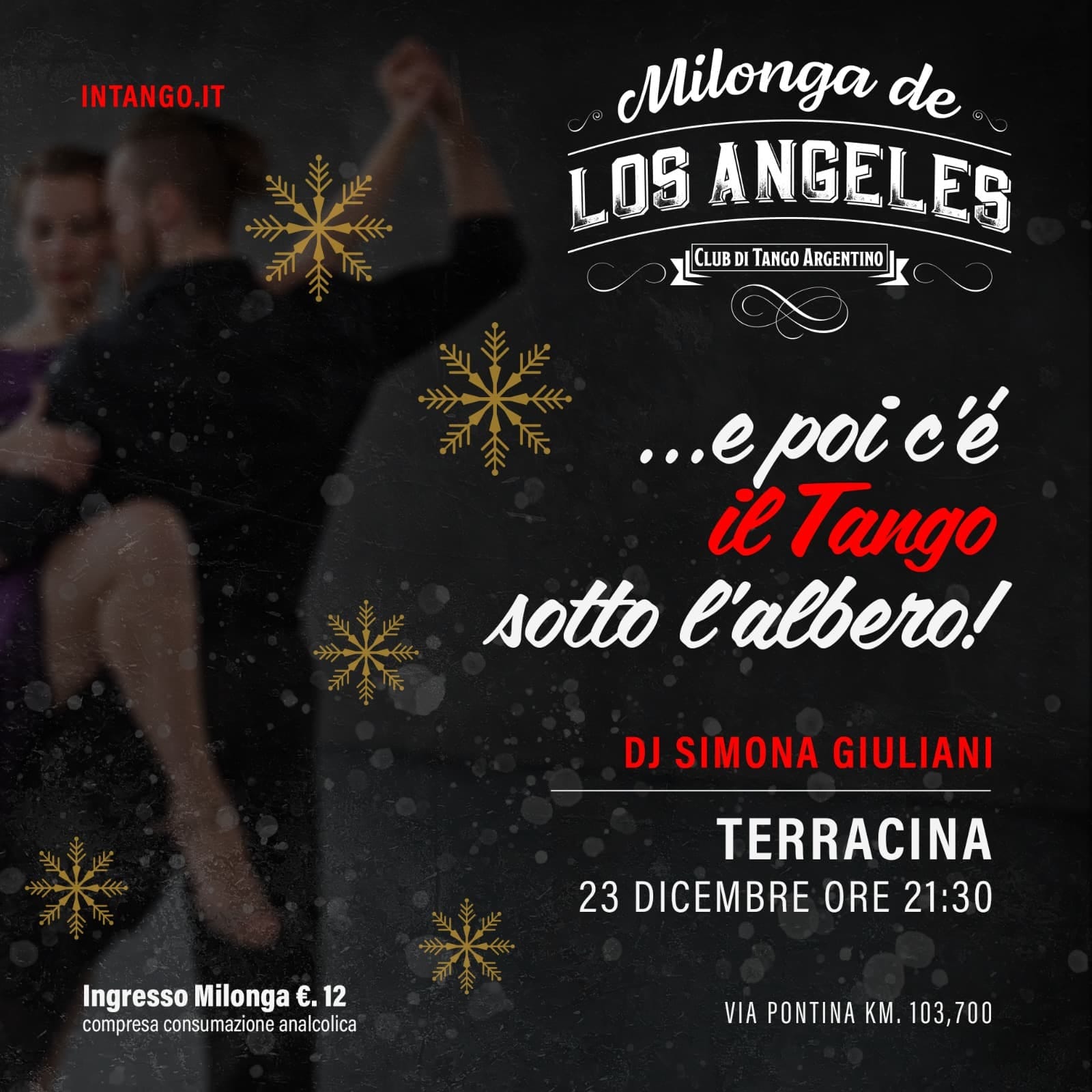 Milonga Los Angeles Terracina.Festa degli auguri.