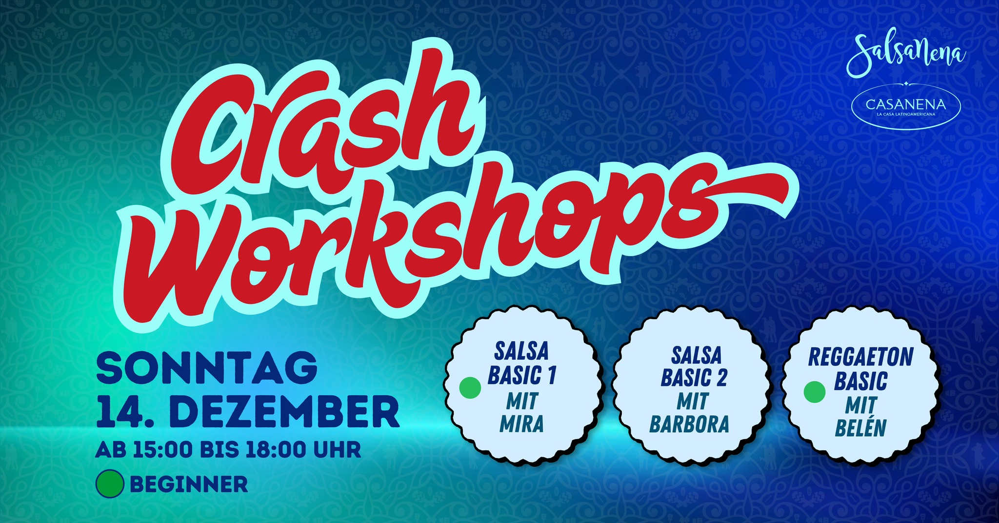 SONNTAG - CRASH- WORKSHOPS 💃🥳😎