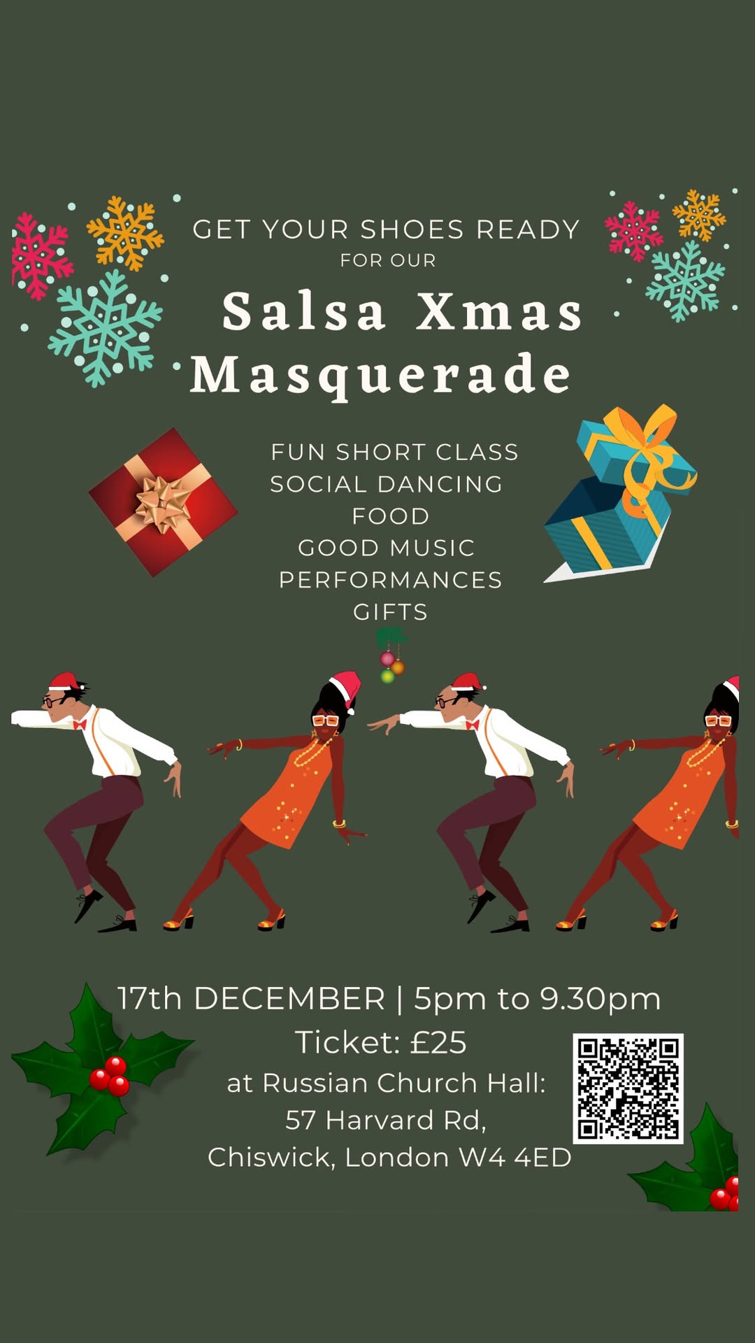 Salsa Xmas Masquerdae