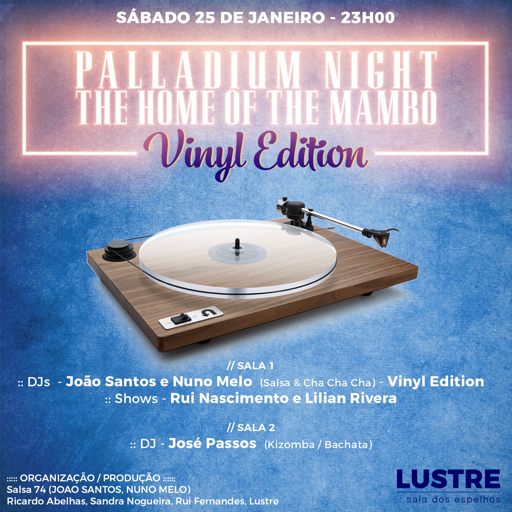 Palladium Night Braga - Vinyl Edition - Lustre 25 Jan2020