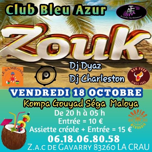 ♪♪♪ Zouk kréol Party ! ♪♪♪
