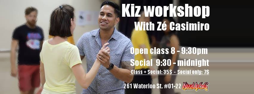 Kizomba Thu with Zé Branco at Waterloo St