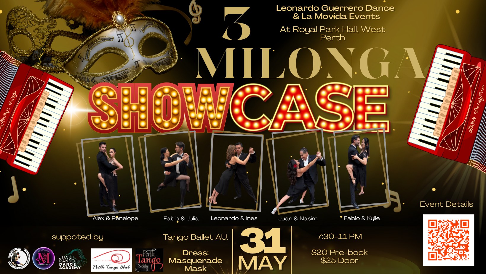Milonga showcase-Tango Ballet AU. -2025