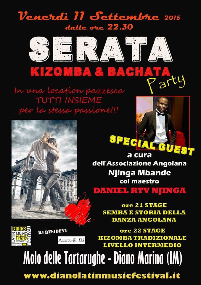 DIANO LATIN MUSIC FESTIVAL - Serata Kizomba e Bachata