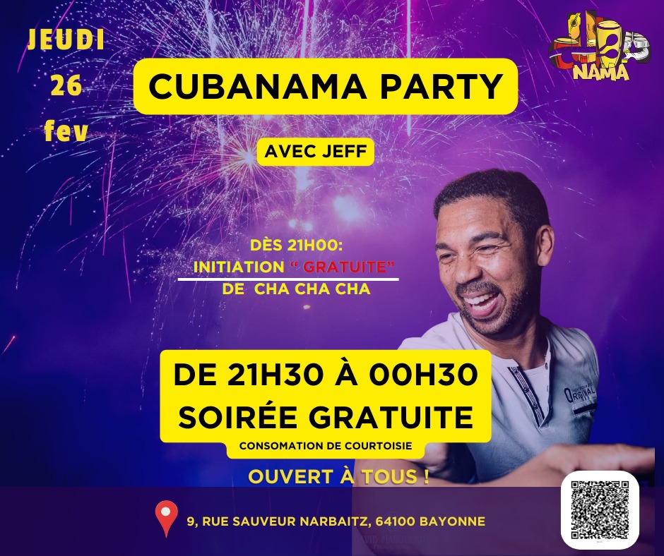 SOIRÉE SALSA BACHATA GRATUITE