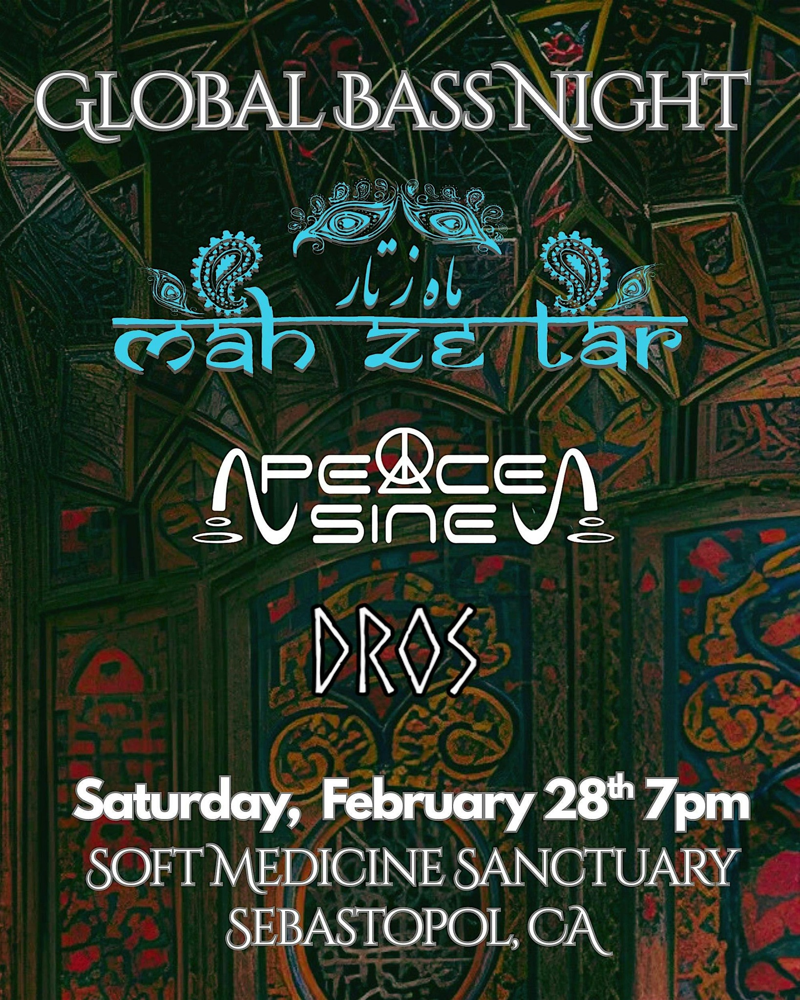 Global Bass Night w MahZeTar, Peace Sine, Dros