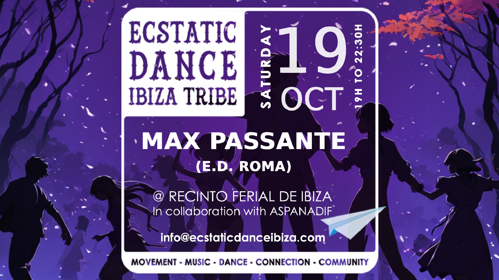 ECSTATIC DANCE IBIZA DJ Max Passante (ED Roma)