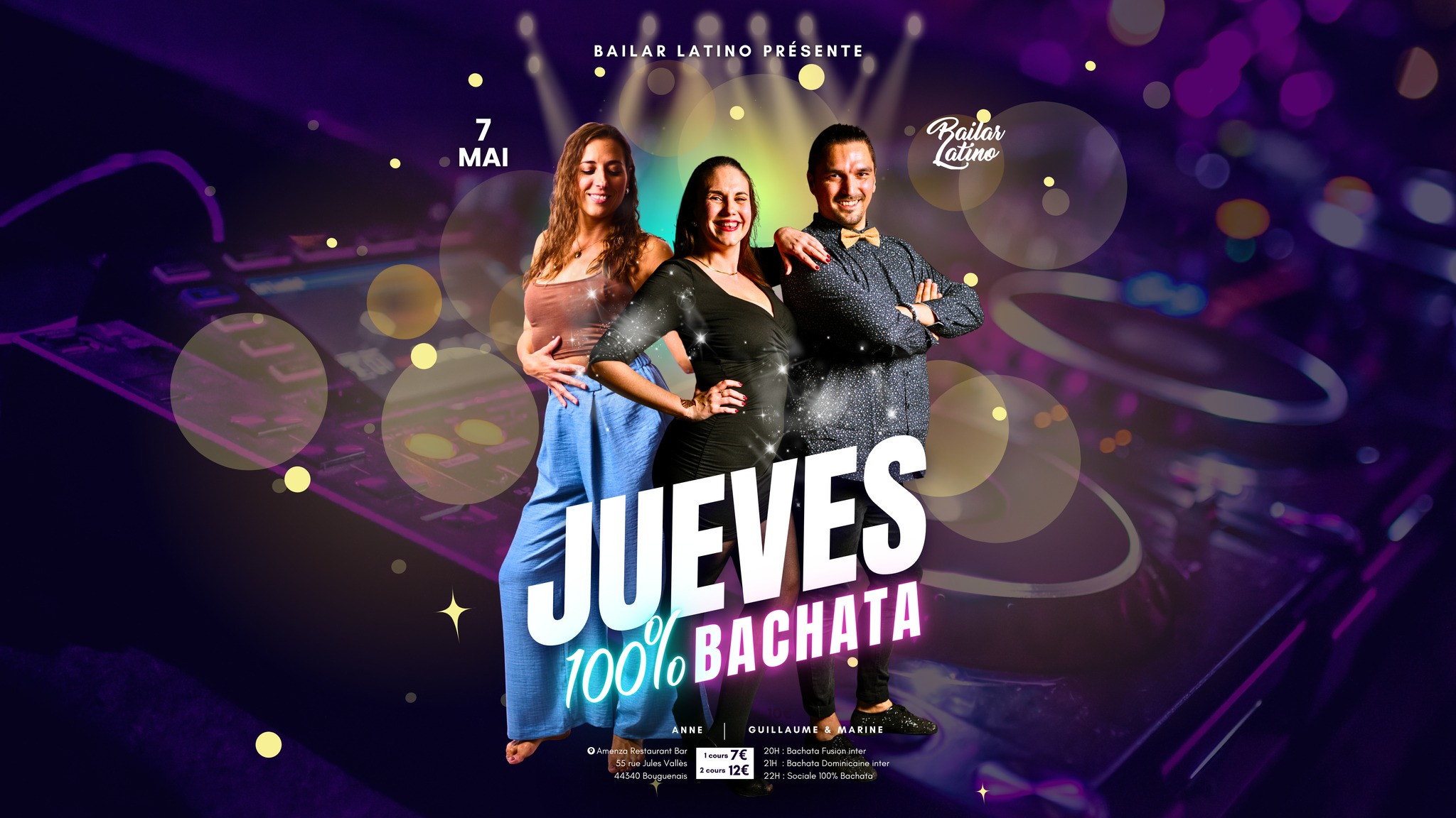 💜 JUEVES 100% BACHATA 💜 #12 by Bailar Latino & Amenza