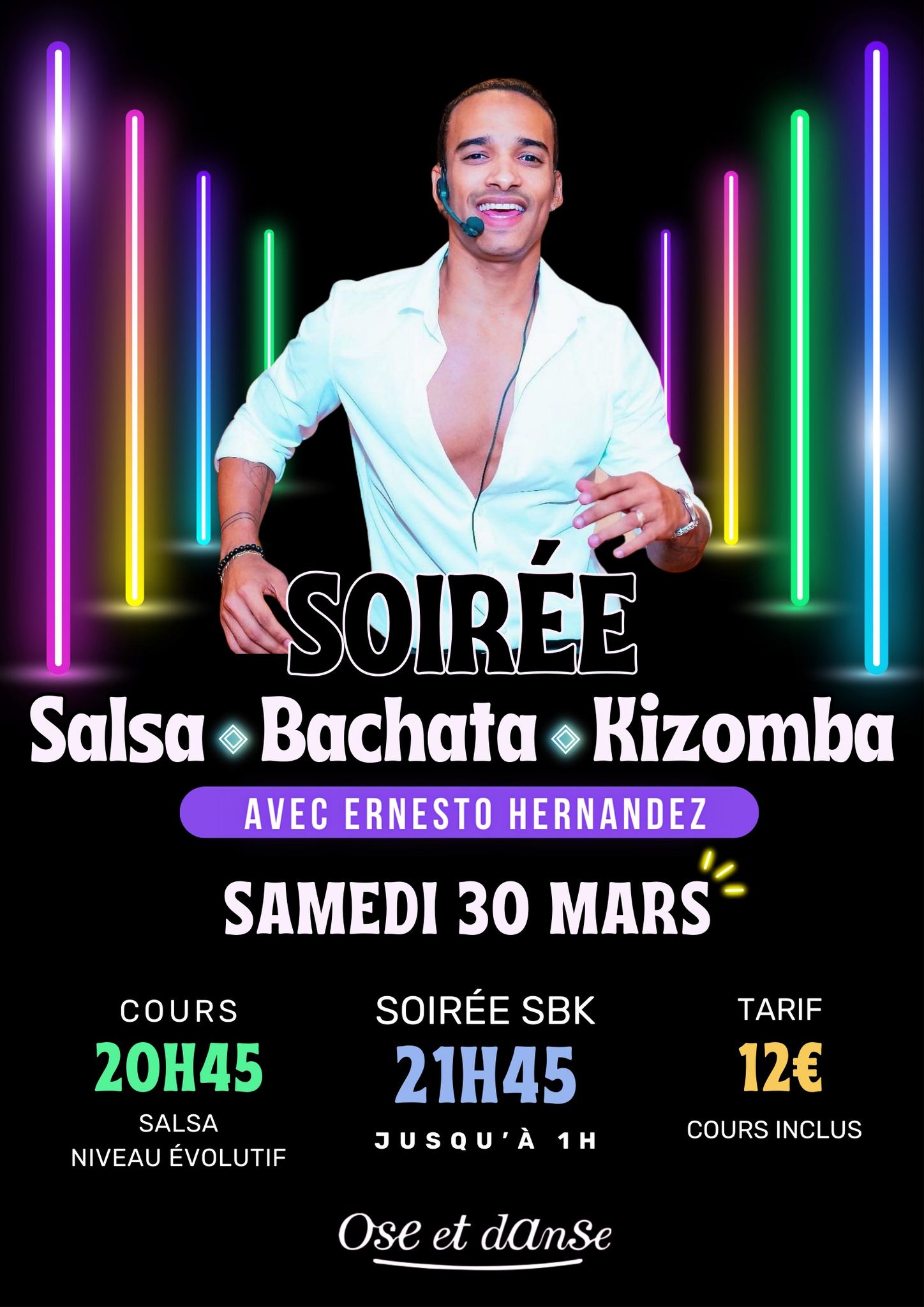 SOIRÉE SBK chez OSE ET DANSE 💃🕺