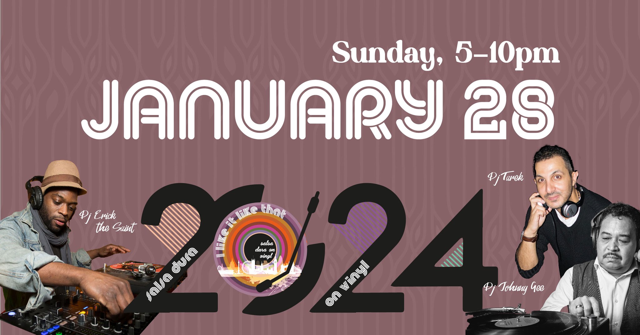 Vinyl Matinee with Djs Johnny G, Tarek & Erick
