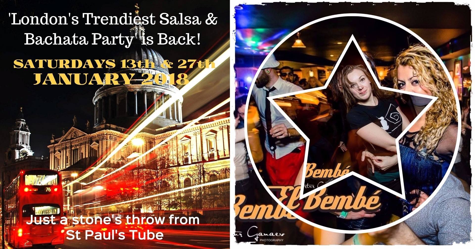 El Bembe' Salsa and Bachata Welcome 2018 Party