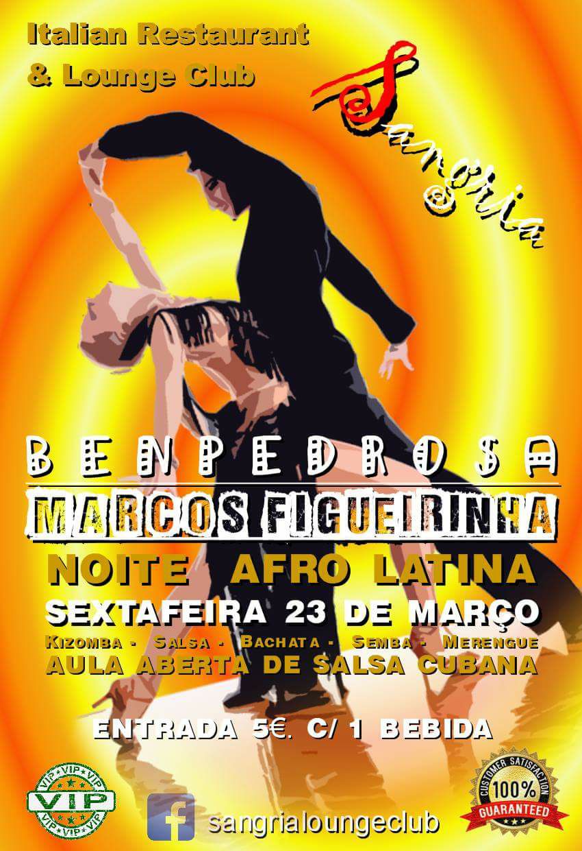 Noite AFRO-LATINA no Sangria