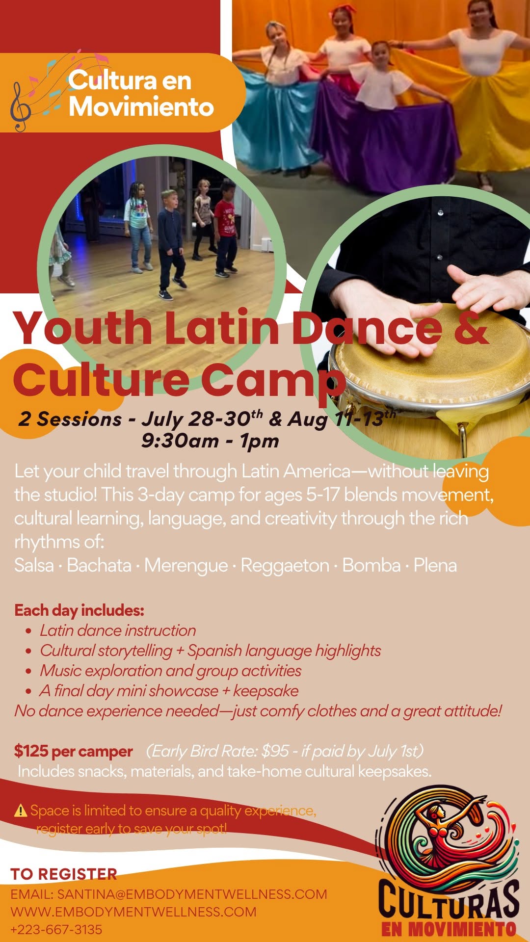 Youth Latin Dance & Culture Camp -December-