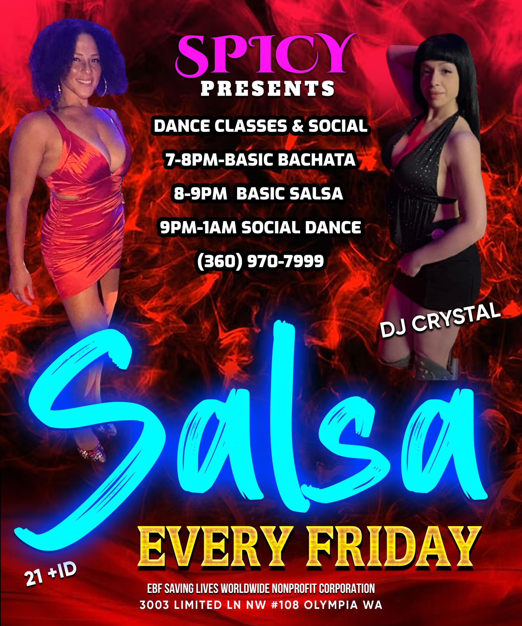 SALSA FRIDAYS AT SPICY ❗️Salsa, Bachata Classes and Dance Social💃🏽🕺🏻🔥♥️