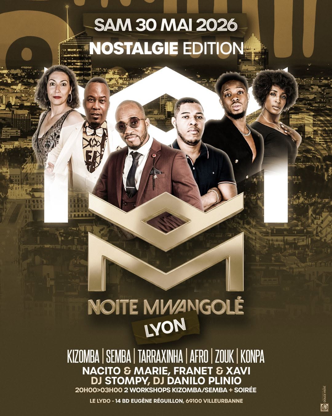 NOITE MWANGOLÉ LYON Nostalgie Edition 30 mai 2026