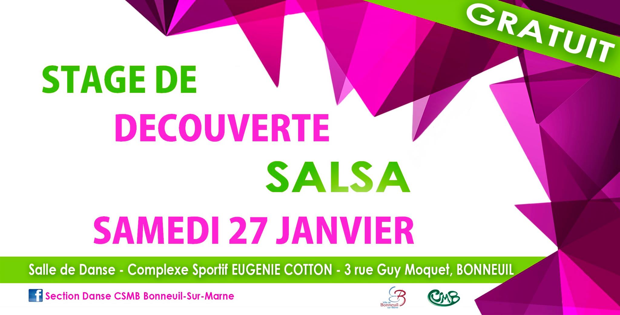 Salsa - Stage de Découverte - Gratuit