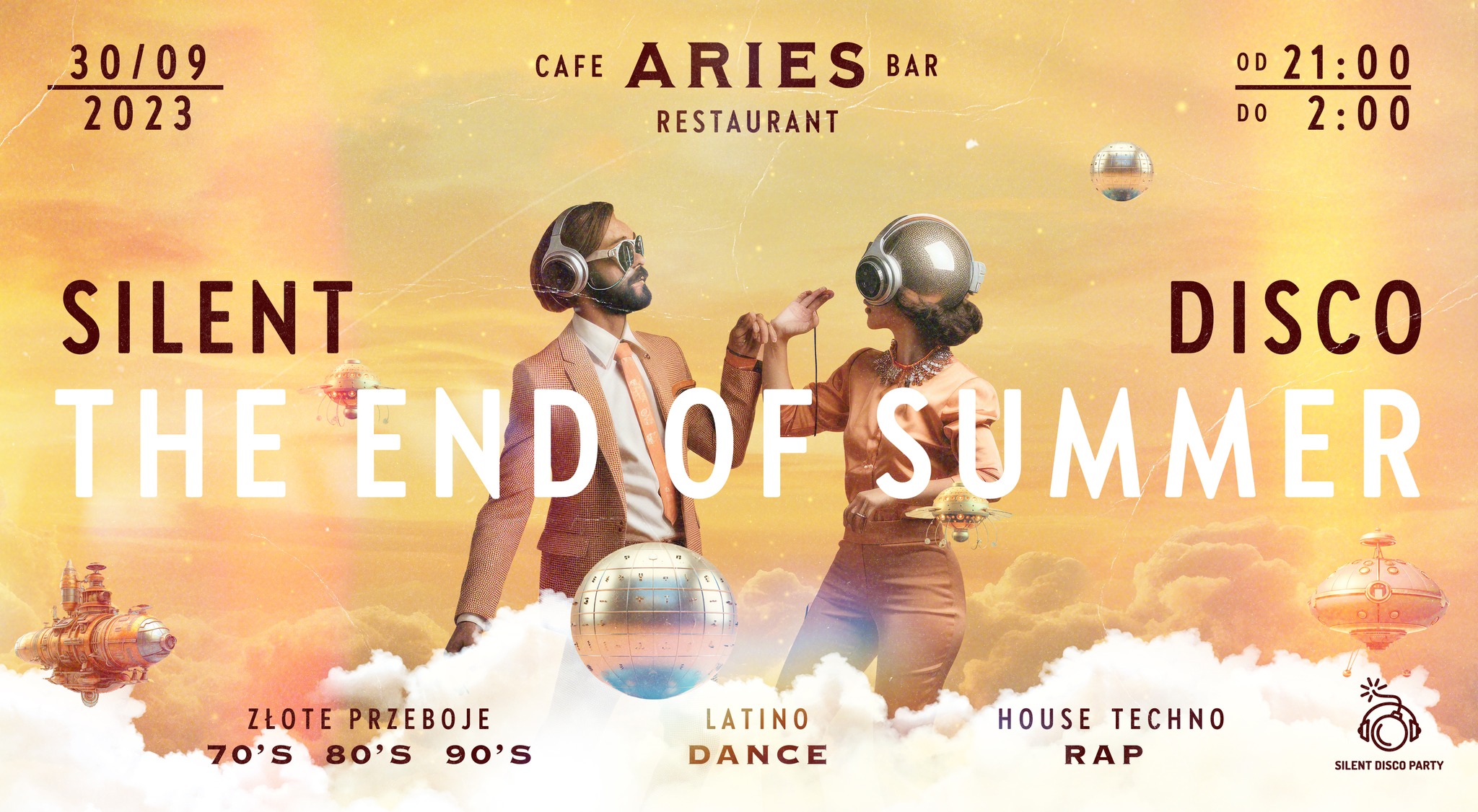 Silent Disco "THE END OF SUMMER" w Aries Bar 30 września 2023
