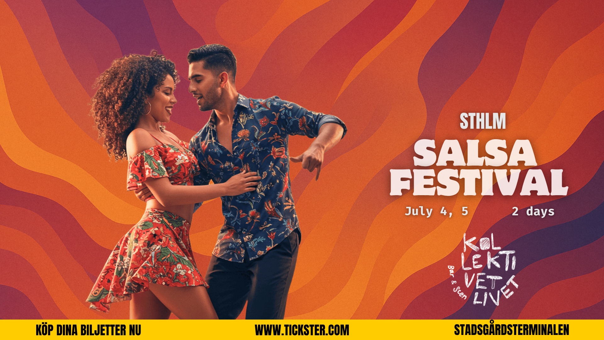 SALSA FESTIVAL STOCKHOLM July 4 & 5, 2025: Artists, Dance Classes, Dancers, Shows, Orchestras, and M