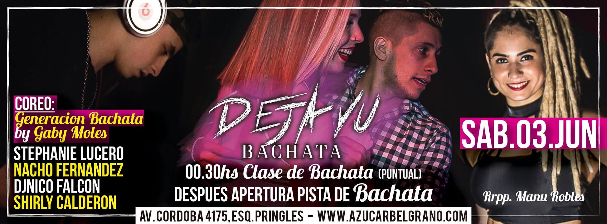 Deja Vu Bachata Sabado 3 De Junio En Azucar Belgrano