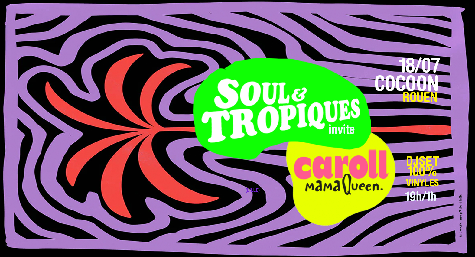 Soul & Tropiques invite Caroll Mama Queen Au Côcoon Bar