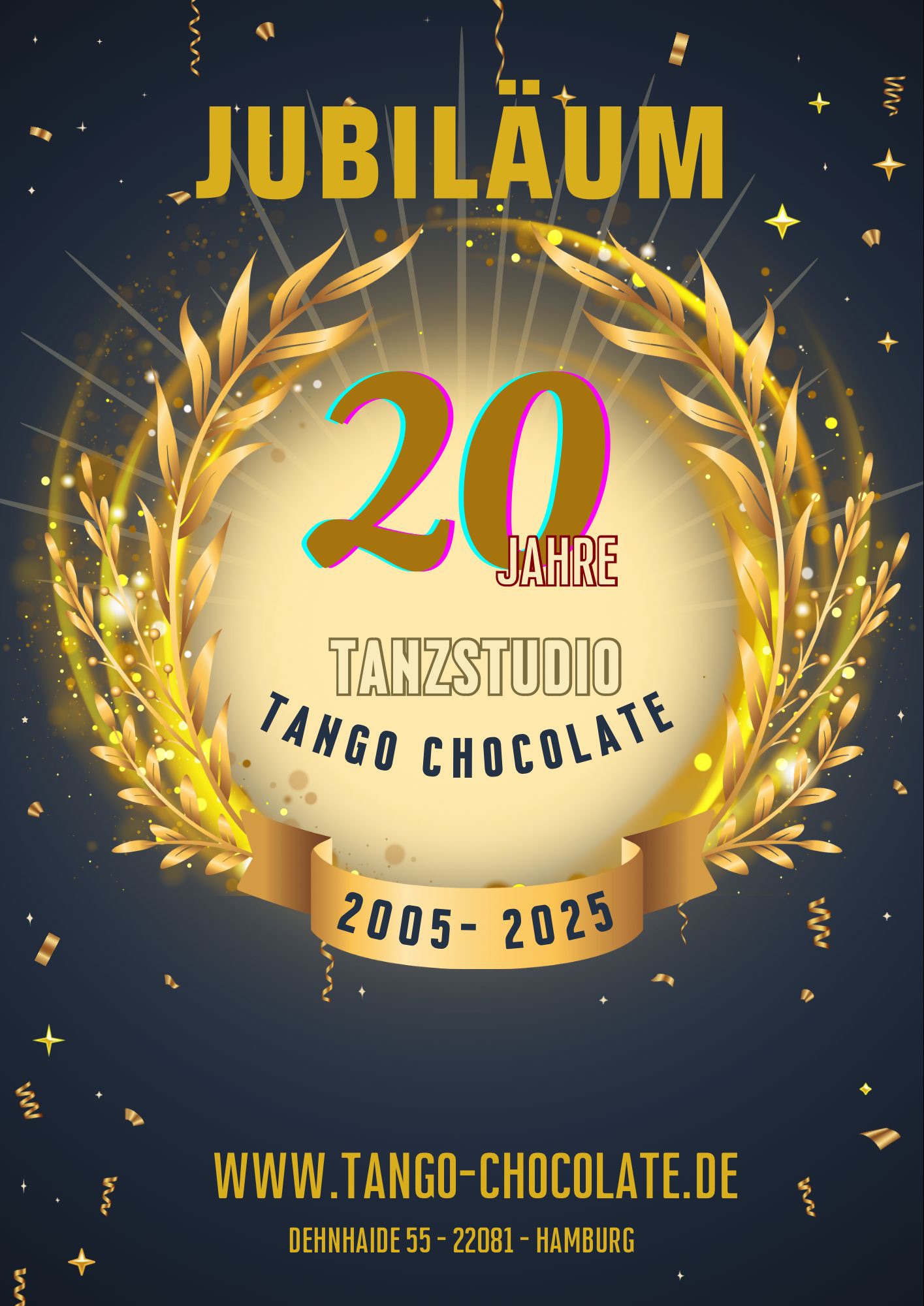 20-jährige Jubiläumsfeier des Tango Chocolate Tanzstudios in Hamburg