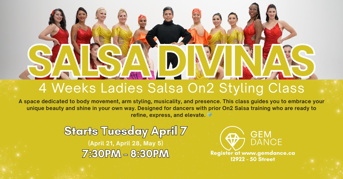 Salsa Divinas - 4 Weeks Salsa On2 Styling Class