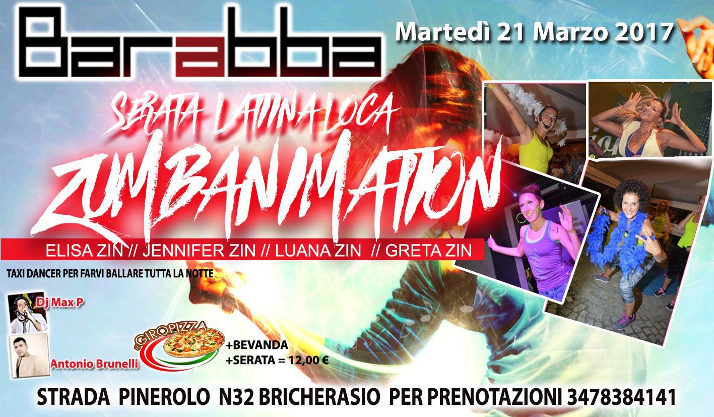 Serata latina loca Zumba Animation