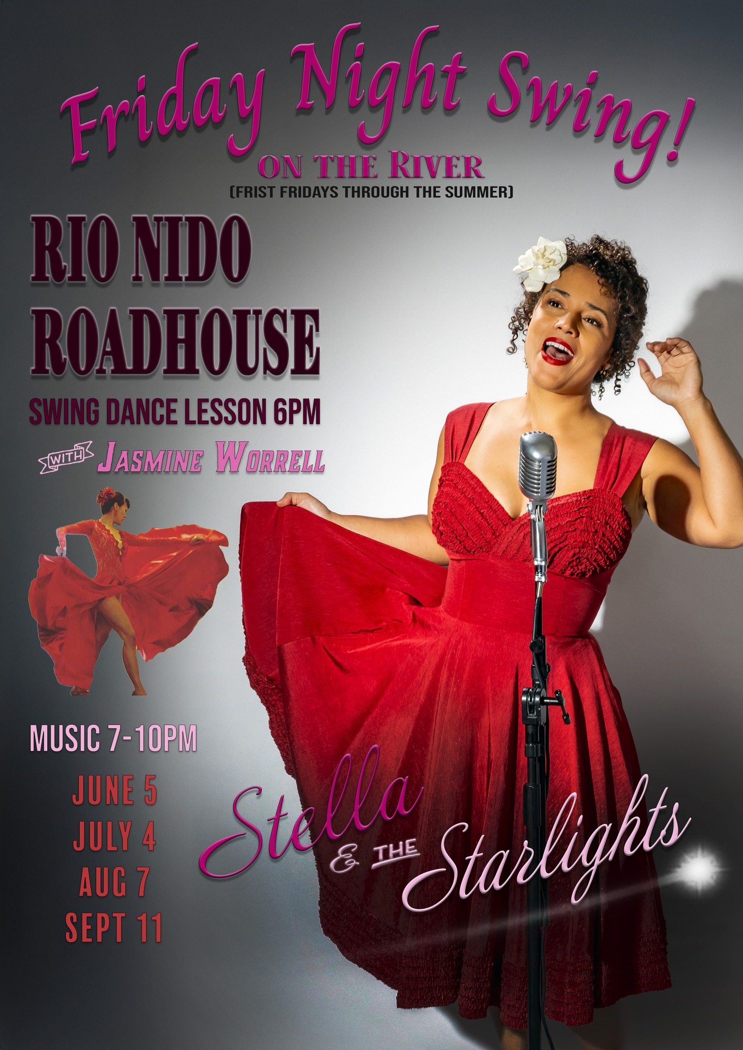 Stella & the Starlights: Friday Night Swing Series at Rio Nido Roadhouse
