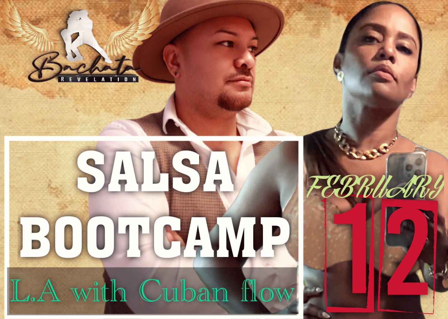 Salsa Bootcamp L.A style with Cuban Flow ARAWI & YUSY