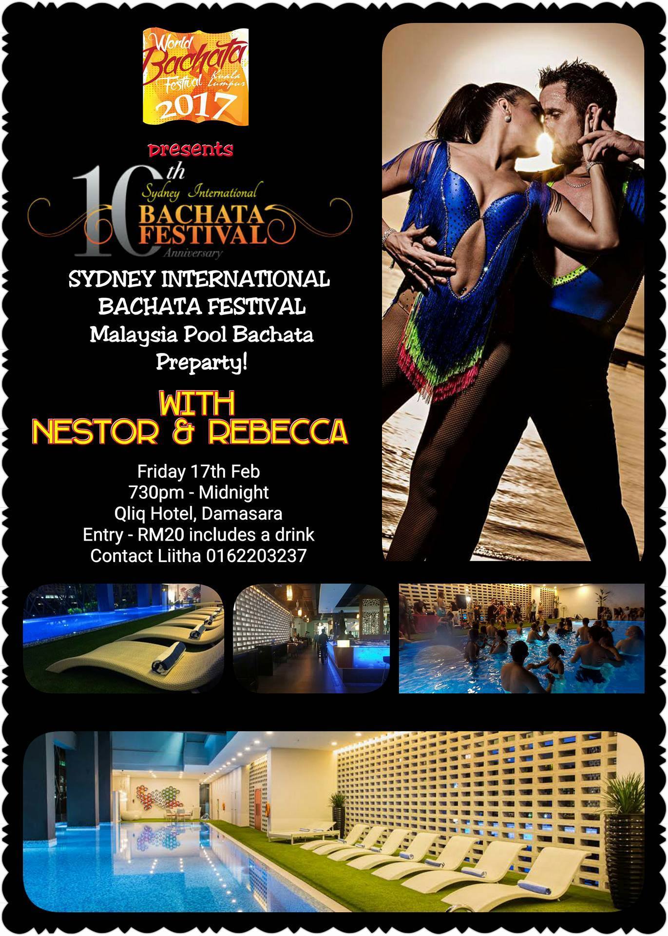 SIBF Malaysia Bachata Pool Party with Nestor & Rebecca