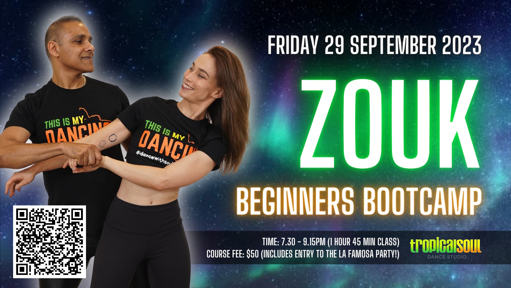 ZOUK Beginners Bootcamp - FRIDAY 29 SEPTEMBER