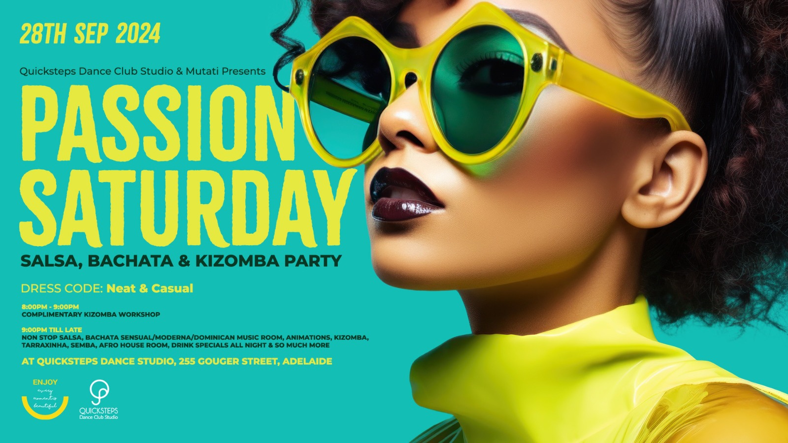 Passion Saturday Salsa, Bachata & Kizomba Party