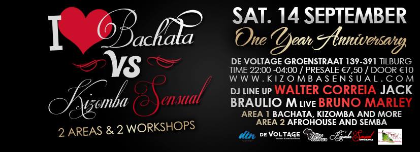 I LOVE BACHATA VS KIZOMBA SENSUAL 1 YEAR ANNIVERSARY