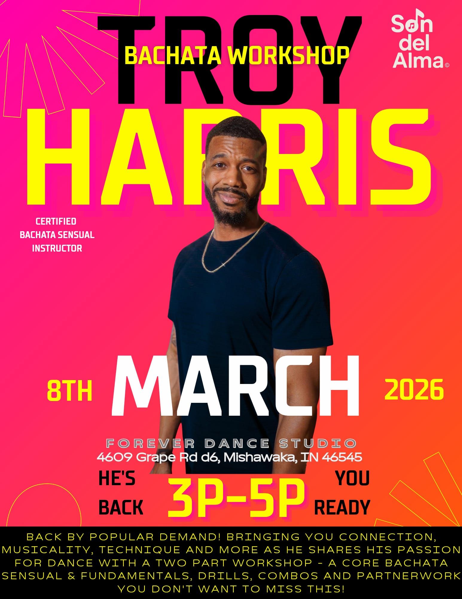 Bachata workshop with Troy Harris